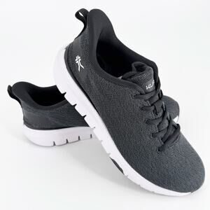 NEW KURU FLEX Via Women’s 9 Shoes Jet Black/White Plantar Fasciitis Support NIB